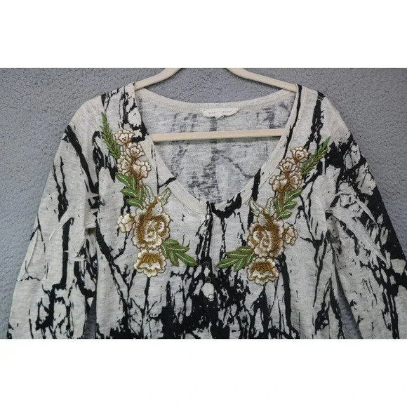 Gilded Intent Long Sleeve Embroidered-Snap Down-Medium-Boho - Picture 4 of 11